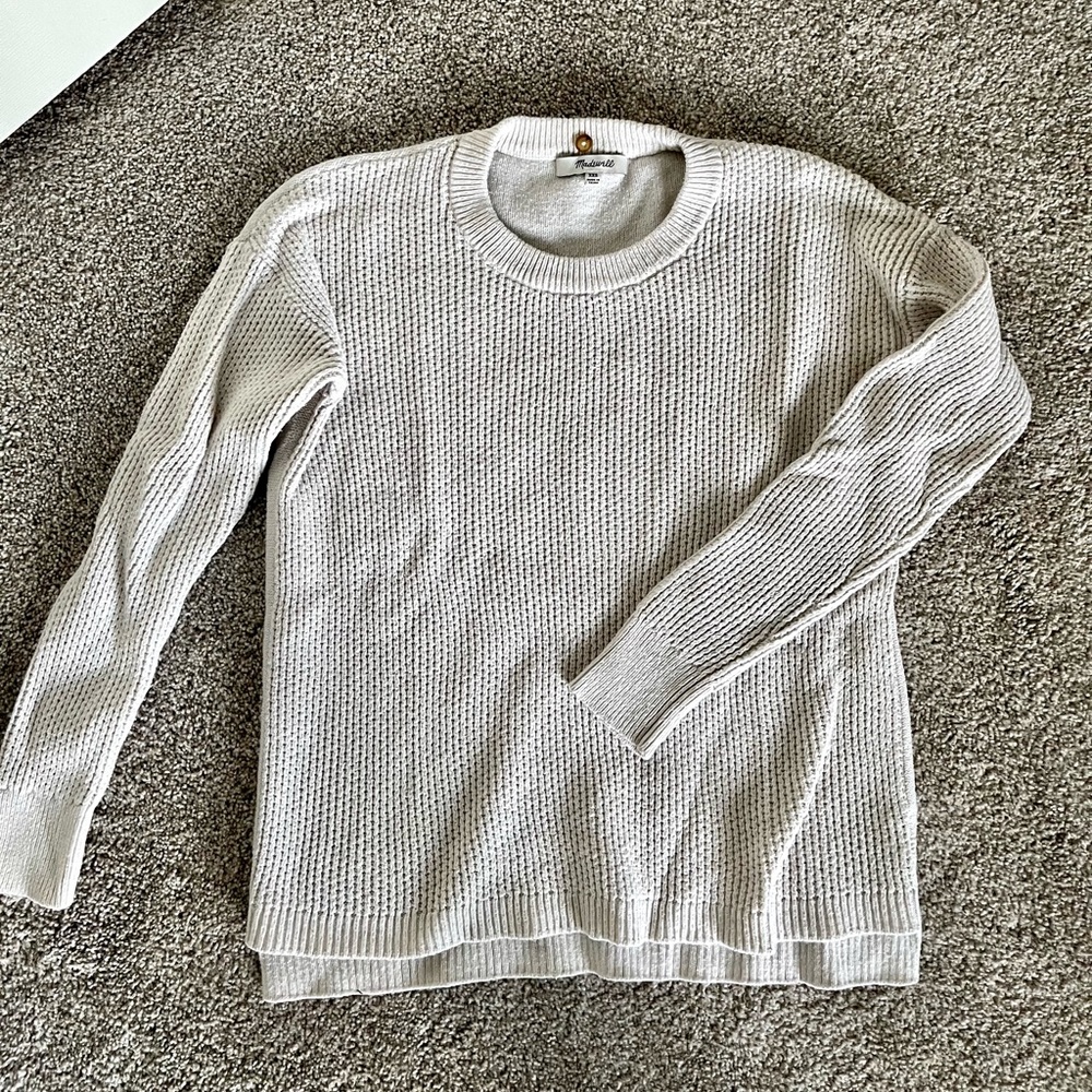 Madewell cream sweater in XXS